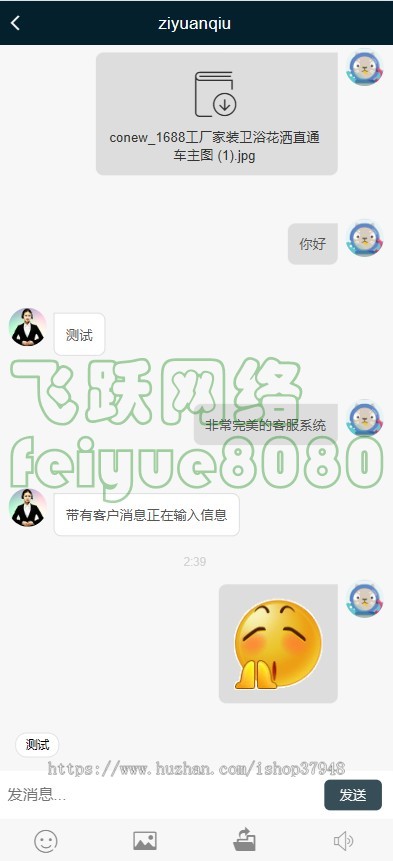 新版在线客服无限客服坐席网页客服网页聊天软件SaaS即时沟通智能在线客服系统