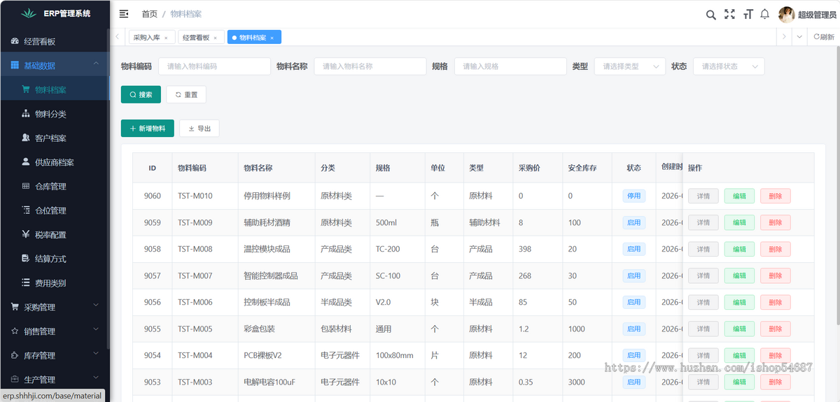 【全开源】Java版ERP/系统源码