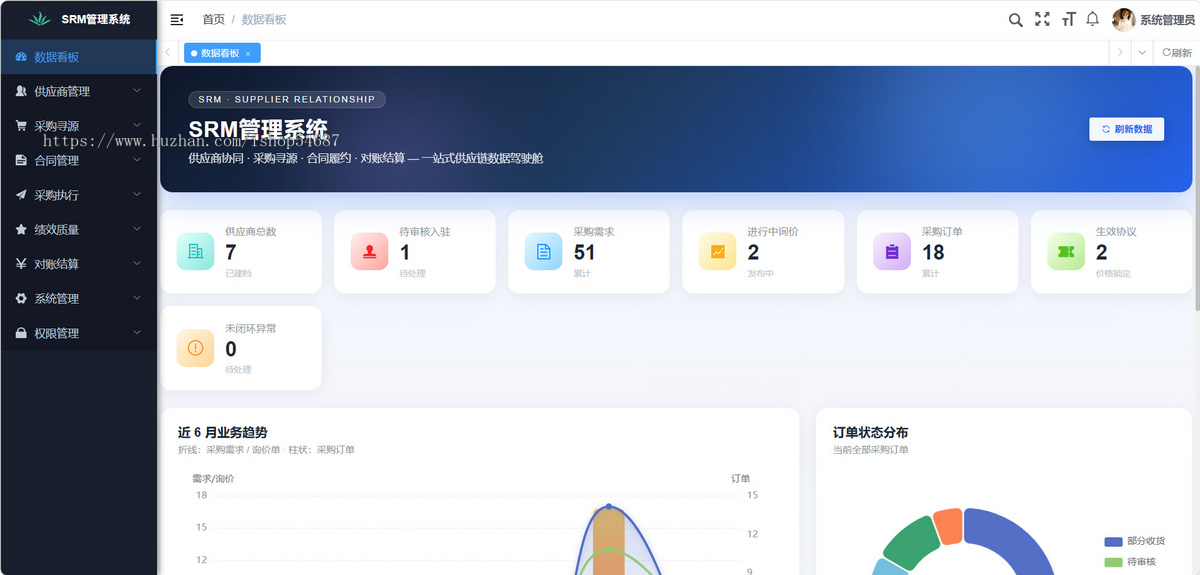 【全开源】Java版/SRM供应商管理系统/系统源码