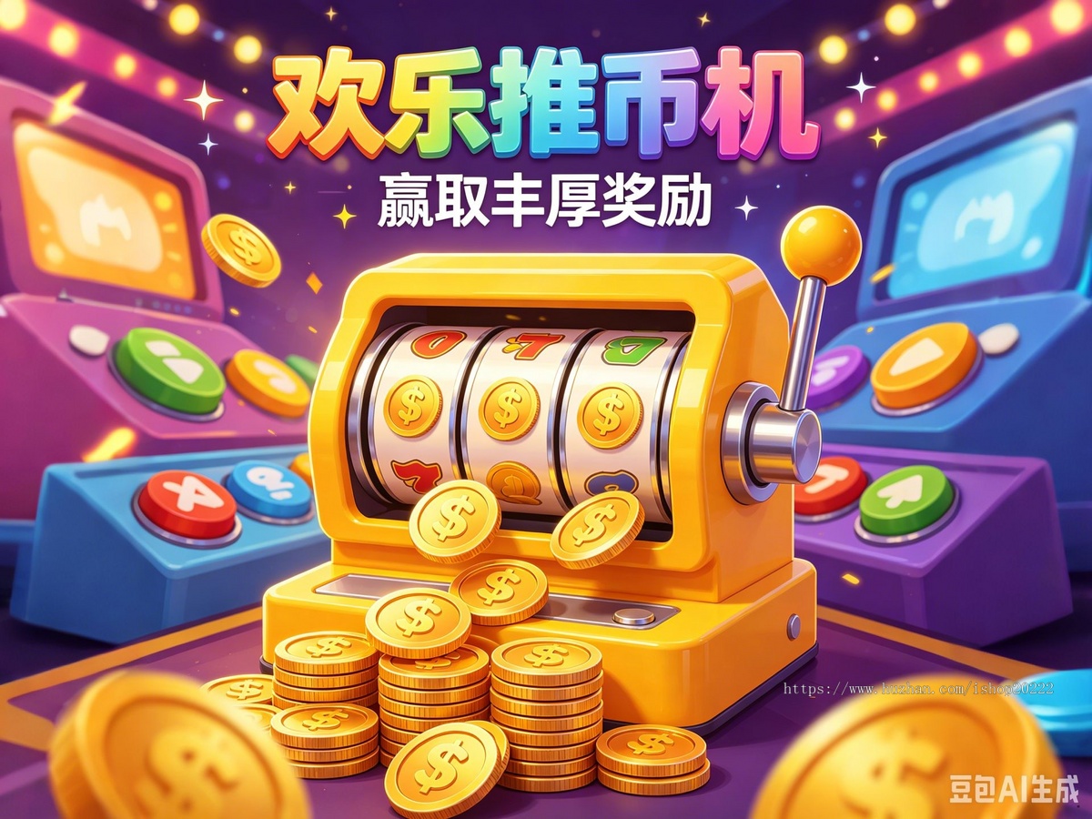 线上推币机H5游戏全套源码 含游戏商城任务转盘充值后台 可运营