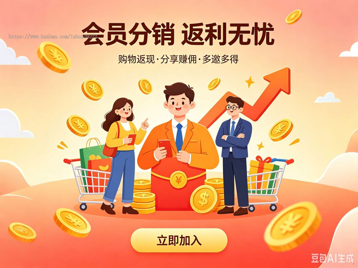 会员分销返利商城系统源码 排队返现代理制度团队分红完整解决方案