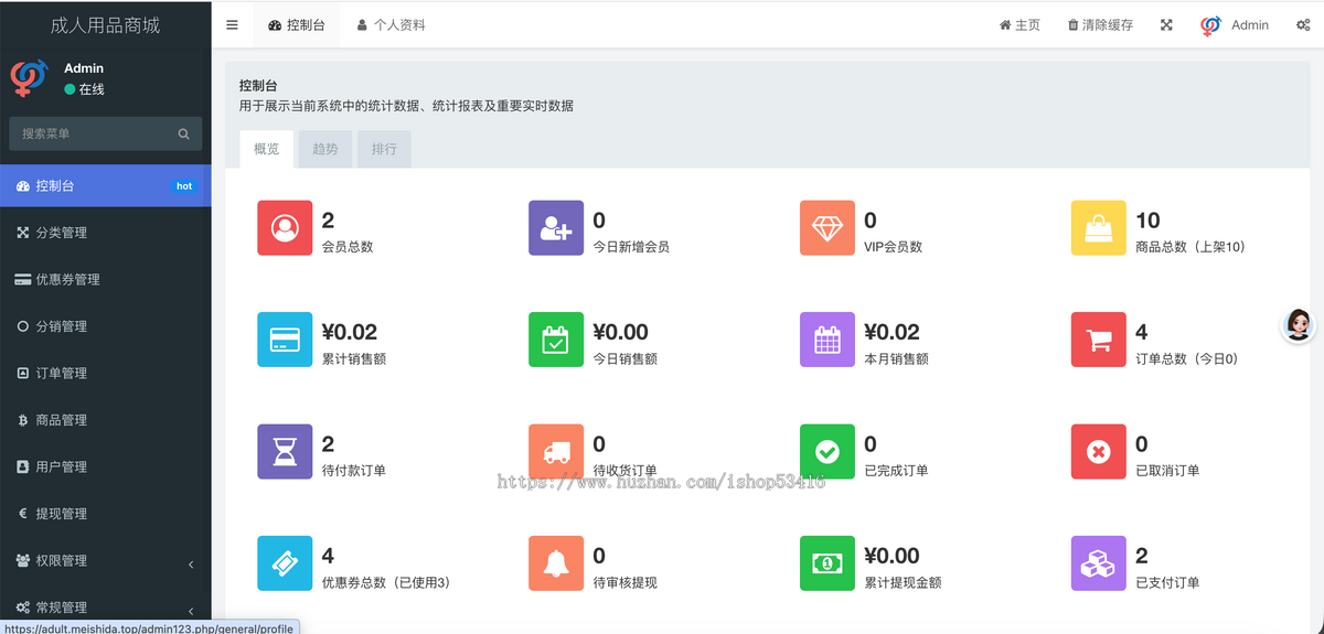 成人用品商城/分销/优惠券/秒杀