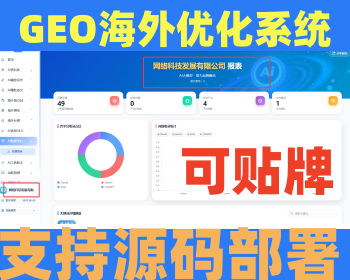 GEO系统海外AI排名优化ChatGPT/Gemini/Claude投稿宣传大模型源码