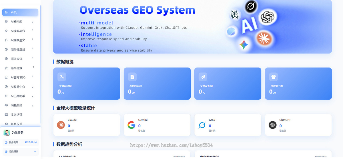 海外GEO优化 geo国际版 ChatGPT优化 geo出海引擎优化ai搜索推荐排名geo贴牌oem开户 亲测