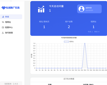 多用户短域名跳转私域推广引流统计系统源码链接转发设计建设