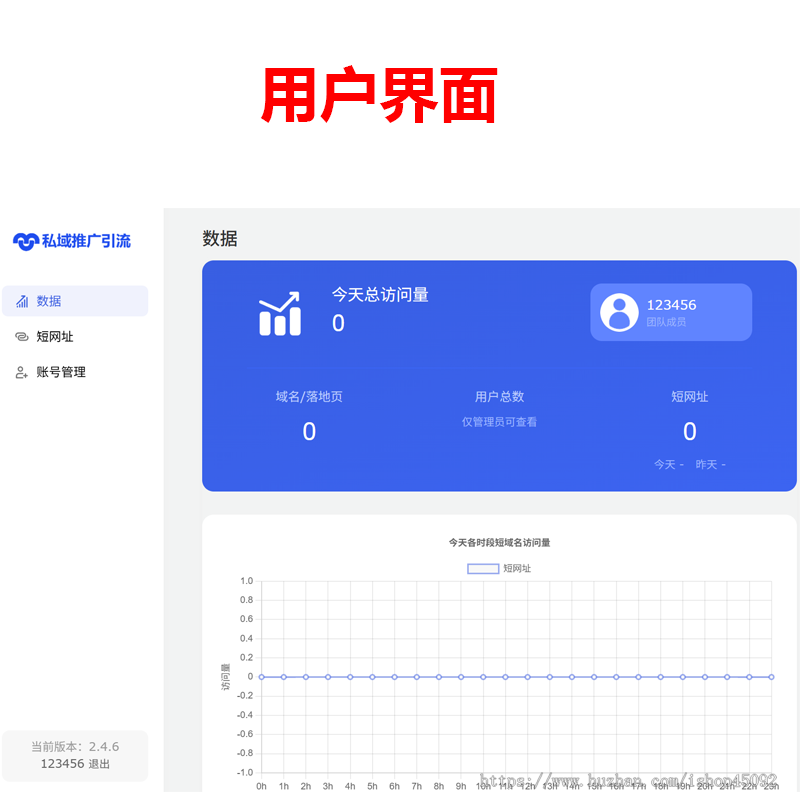 多用户短域名跳转私域推广引流统计系统源码链接转发设计建设