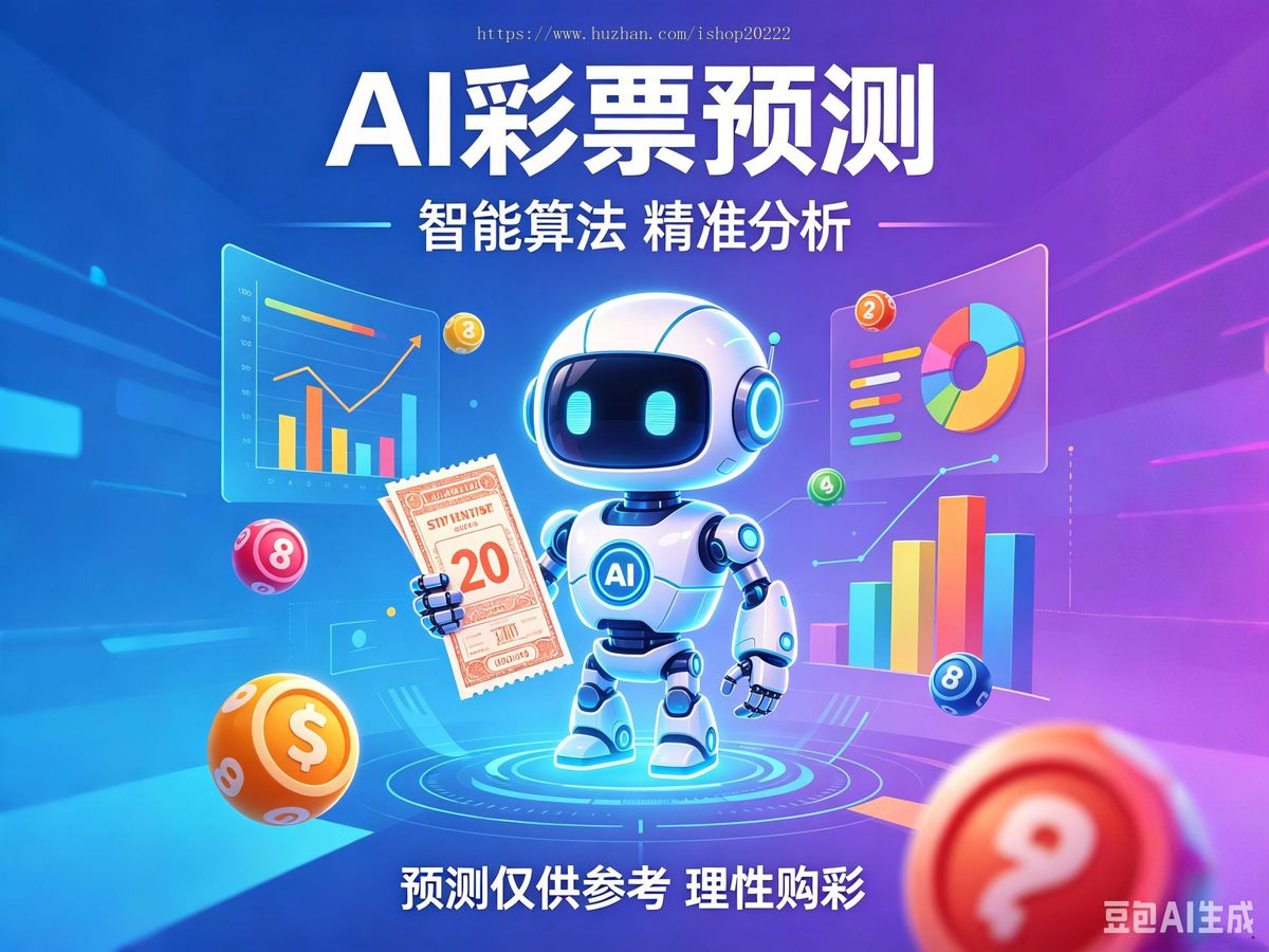 AI彩票预测系统源码 支持双色球大乐透等多彩种智能分析