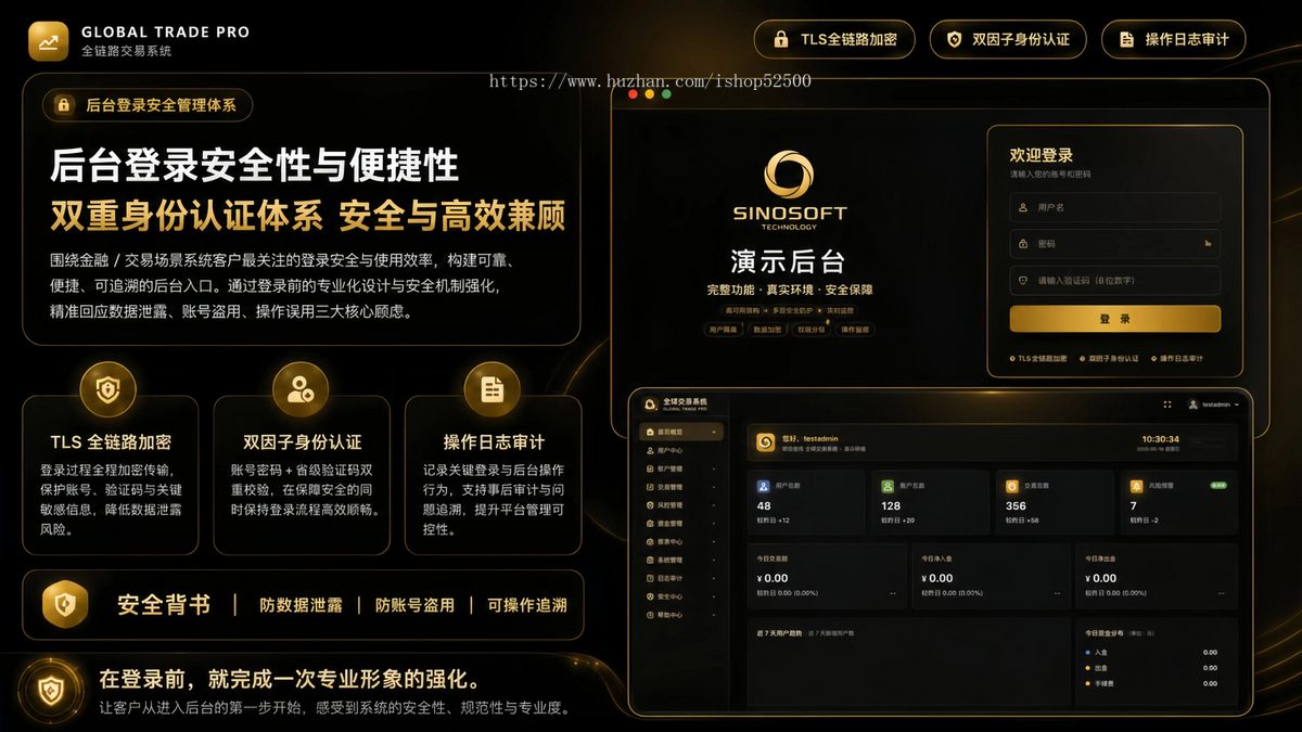 加密货币交易所系统源码|交易·资产·运营数据一站式管理