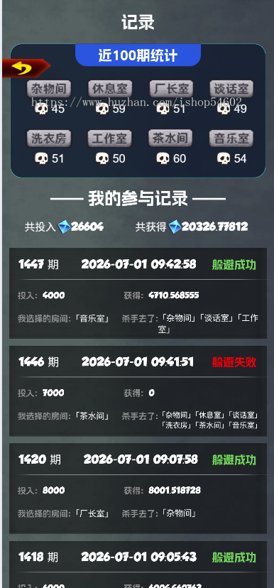 经典风格大逃杀源码,随机数量杀手