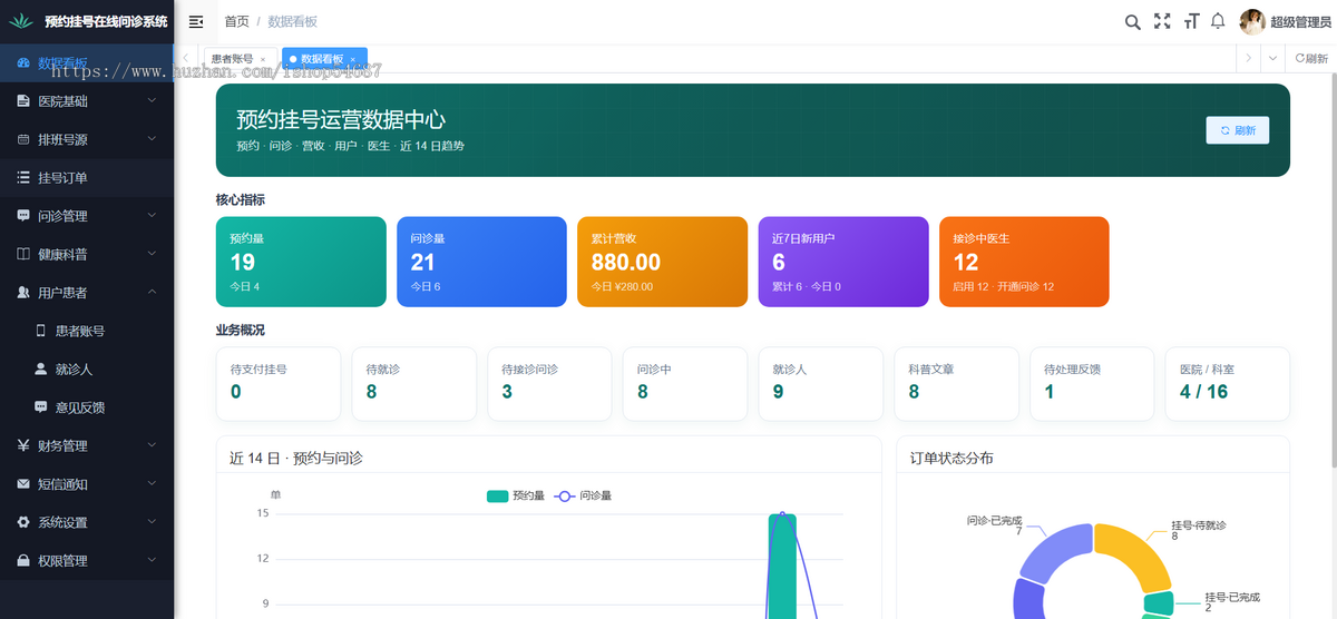 【全开源】Java预约挂号在线问诊小程序H5系统源码