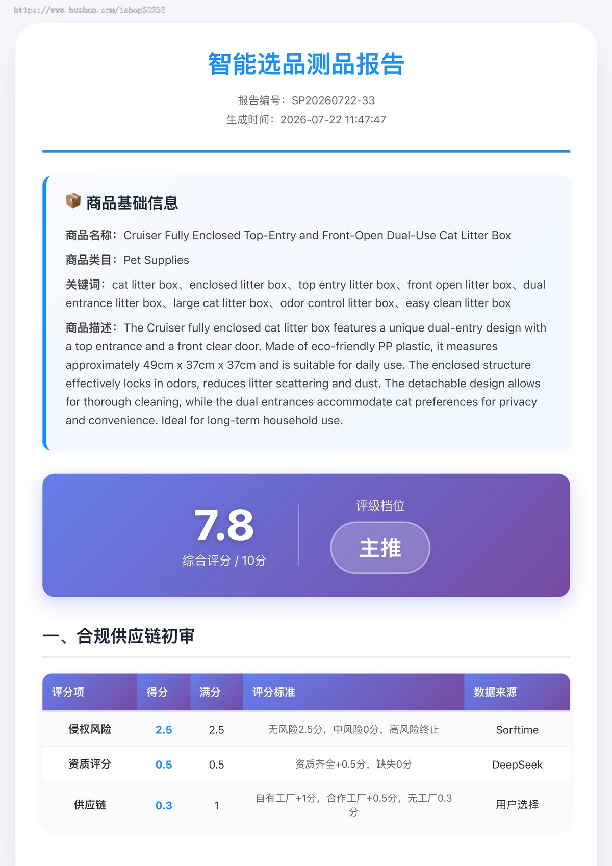 【可商用】AI 智能选品测品系统 跨境电商多数据源平台 支持独立部署源码交付