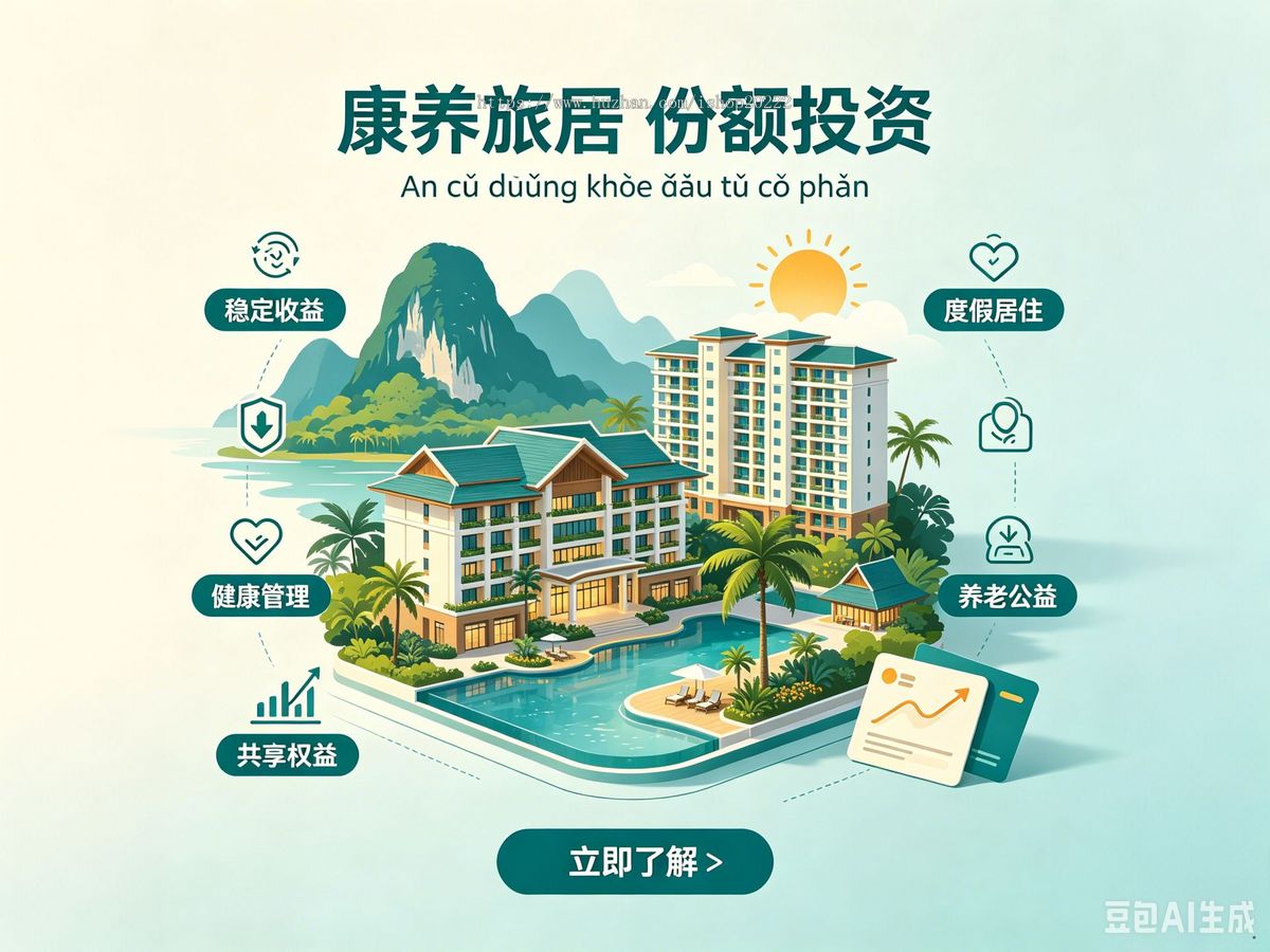 中越双语康养旅居份额投资平台:养老床位与庄园股权在线认购