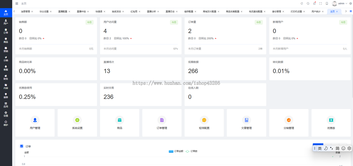 私域直播系统源码|直播带货|短视频商城|分销裂变|会员运营|门店管理