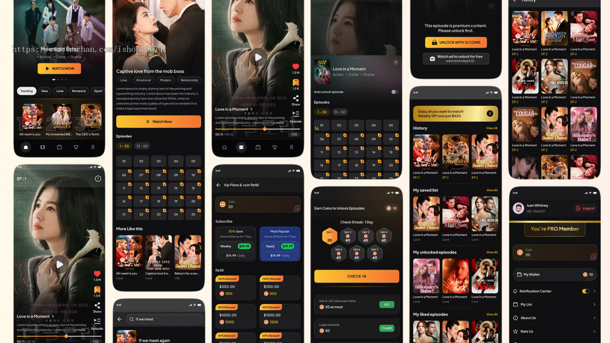海外多语言短剧APP 带Laravel管理面板的完整短剧APP